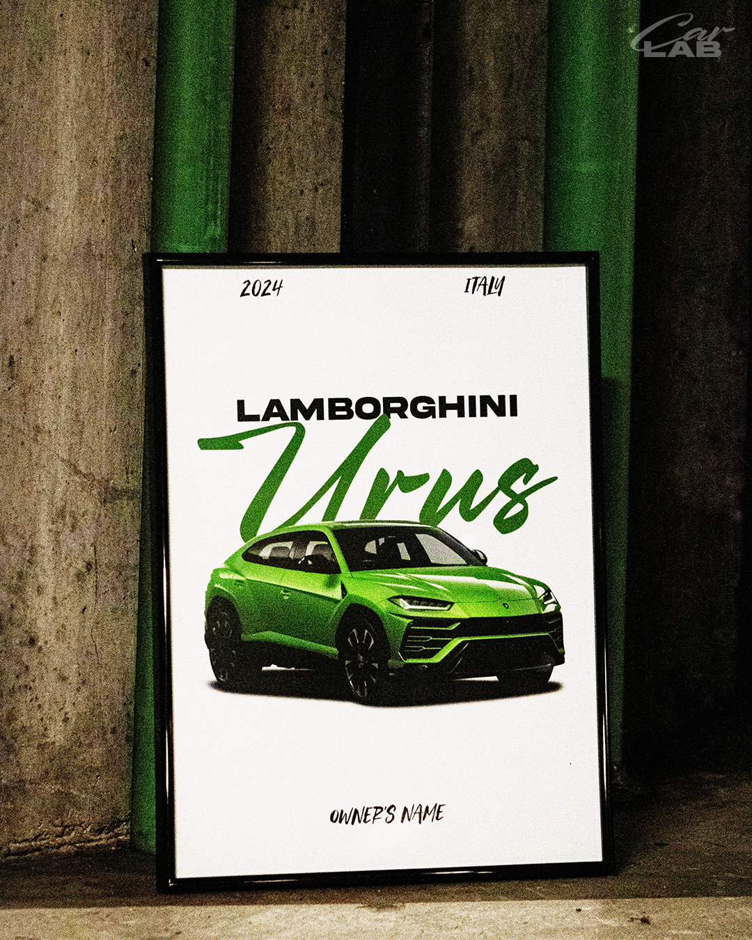 Customized Car Poster