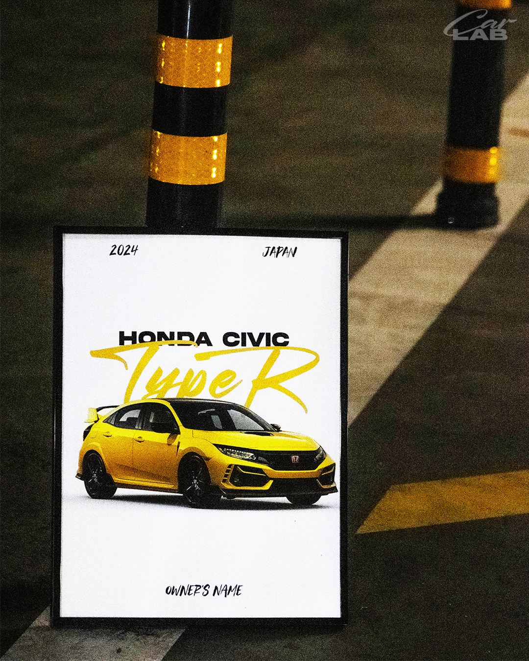 Customized Car Poster